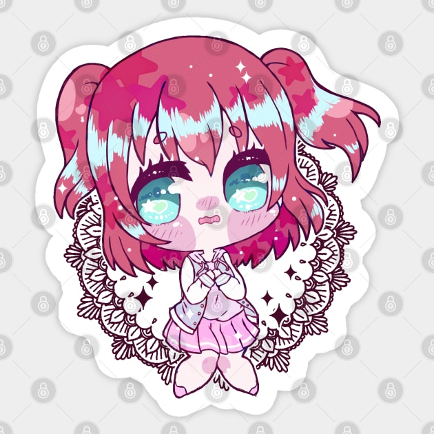 Ruby Sticker by Potaaties